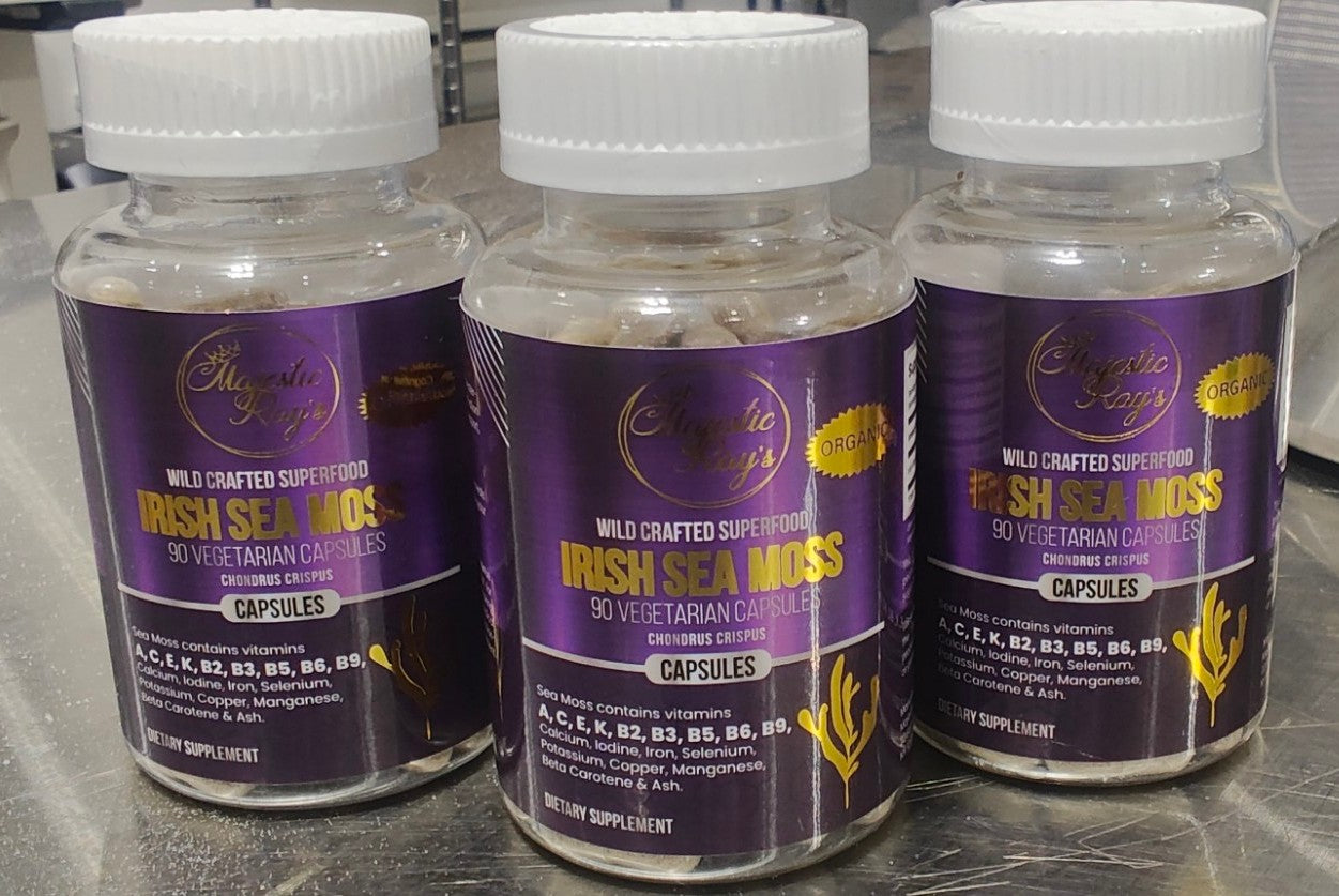 Organic Irish Sea Moss Pills.